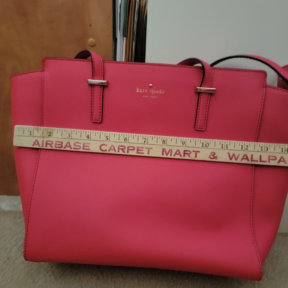 Kate Spade coral tote - Picture 5 of 10